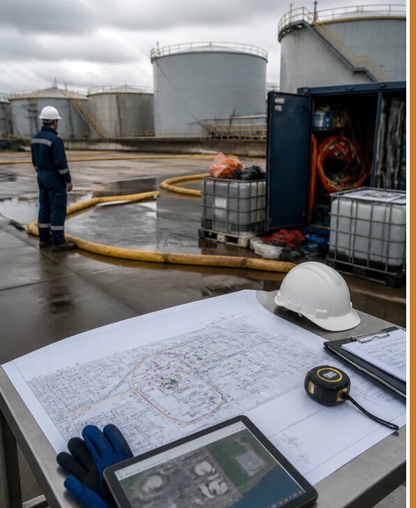 Разработка плана ликвидации разливов нефти в Мытищах